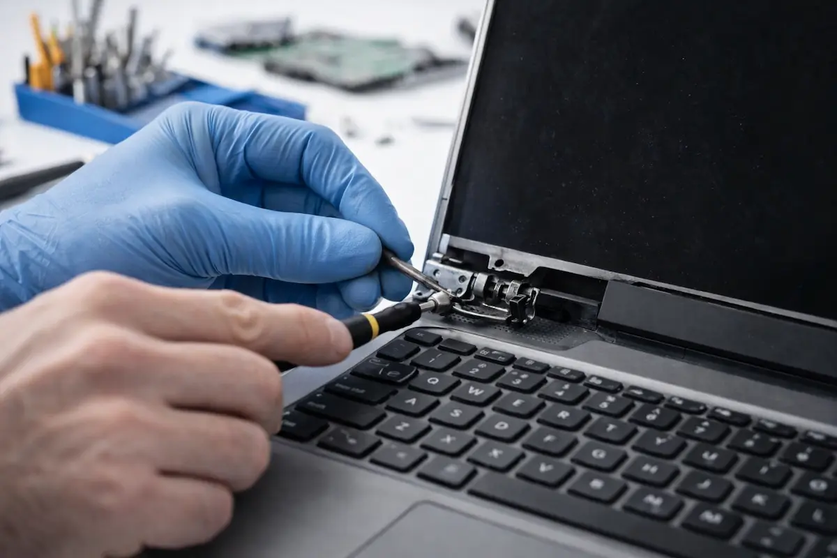 Reparación de bisagras de portátil en servicio técnico Tenerife